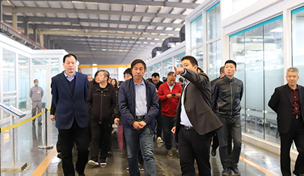Chairman of the Jincheng Federation of Industry and Commerce Visited LandGlass