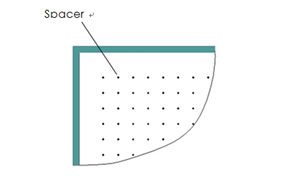 Why do we place spacers in vacuum insulated glass?