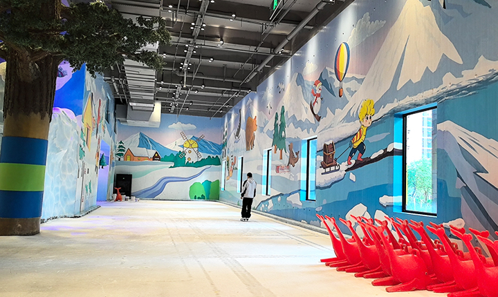 Energy-Saving Project ：LandVac used  in Jinwan Hotel Ice and Snow Hall