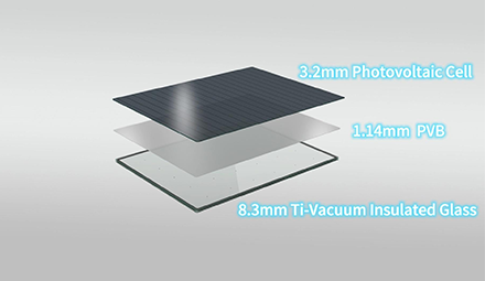 LandVac Ultra-thin Photovoltaic Vacuum Insulated Glass