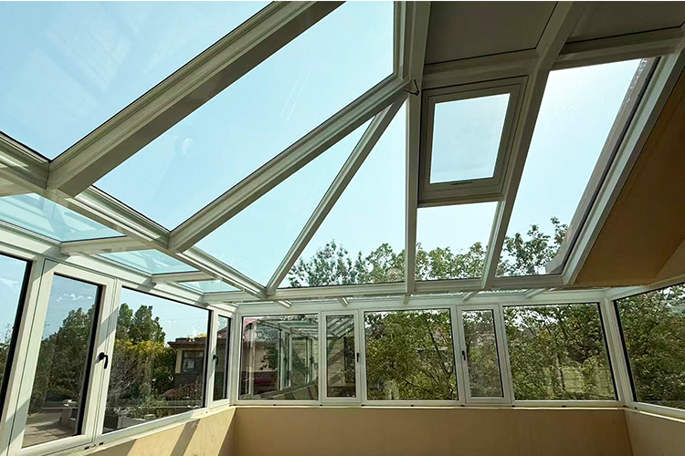 LandVac Titanium Vacuum Glass Skylight Roof Project